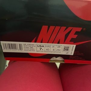 Jordan 1 Bred Brand new never worn